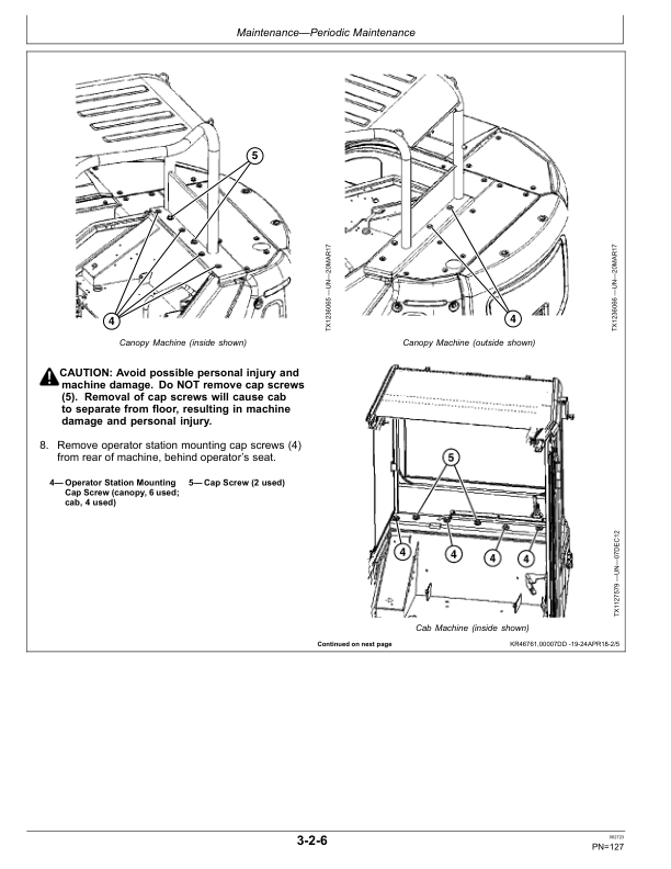 John Deere 60G Excavators Operator's Manuals (OMT333117) - Image 2