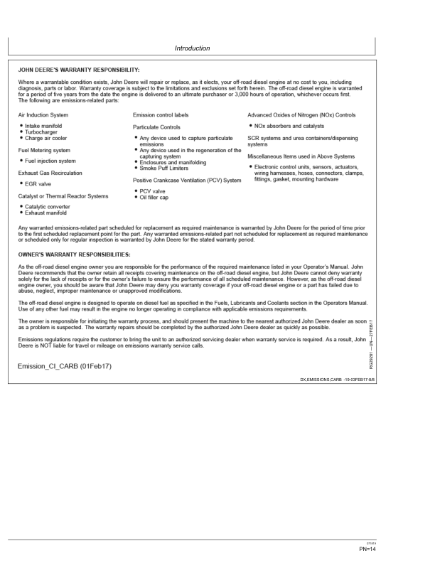 John Deere 437D Knuckleboom Loader Operator's Manuals (OMT334826X19) - Image 2