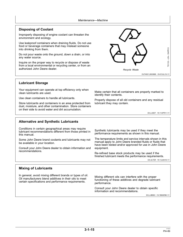 John Deere 437D Knuckleboom Loader Operator's Manuals (OMT334826X19) - Image 3