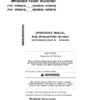 John Deere 643L Wheeled Feller Bunchers Operator's Manuals (OMT335598X19)