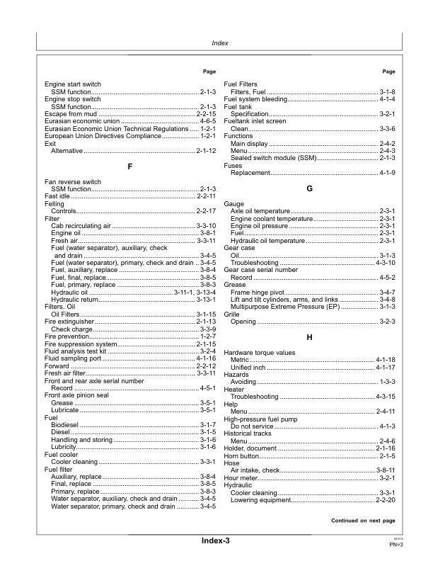 John Deere 643L Wheeled Feller Bunchers Operator's Manuals (OMT335598X19) - Image 3