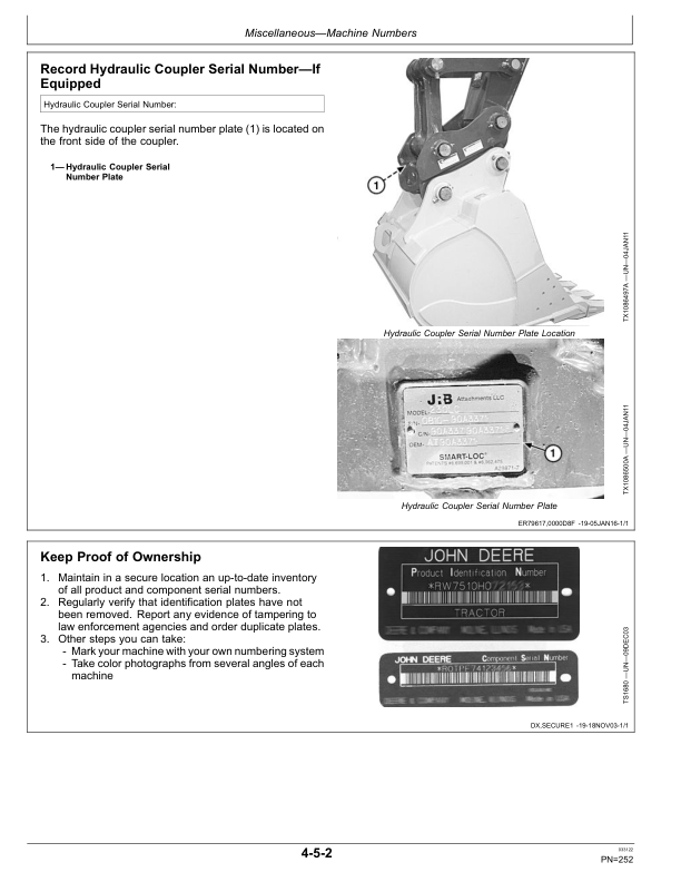John Deere 85G Excavators Operator's Manuals (OMT337610) - Image 3