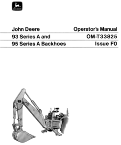 John Deere 93A, 94A Attachments Operator's Manuals (OMT33825)