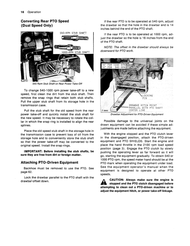 John Deere 500A Backhoes Operator's Manuals (OMT33884) - Image 2