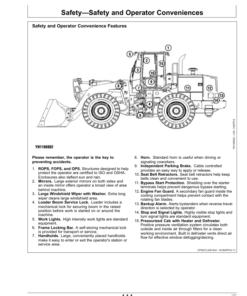 Alternative view of John Deere WL53 Loaders Operator's Manuals (OMT338989X19)