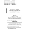 John Deere 770G, 770GP, 772G, 772GP Motor Graders Operator's Manuals (OMT342548)