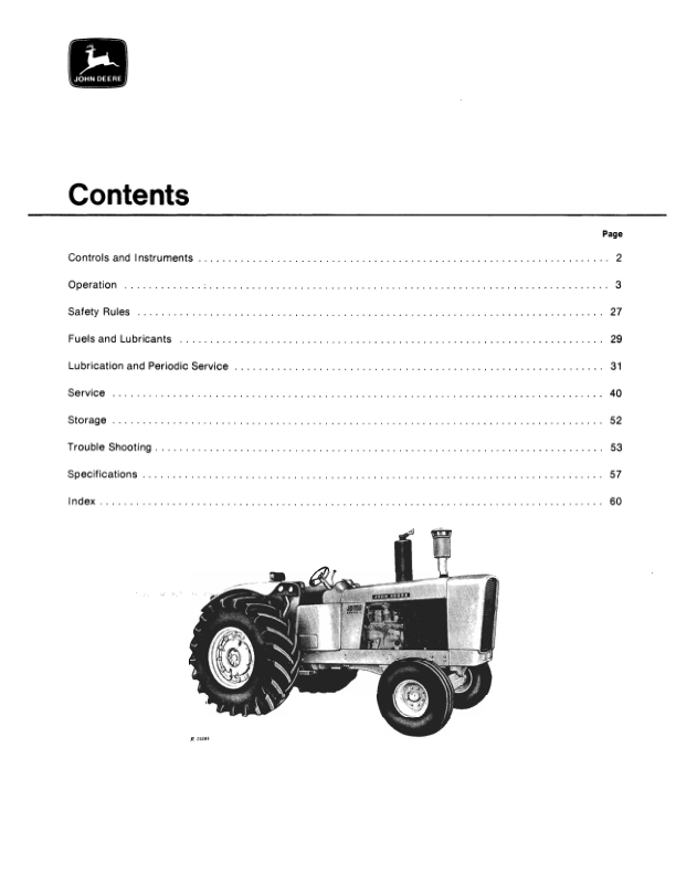John Deere 700A Tractors Operator's Manuals (OMT34360) - Image 2