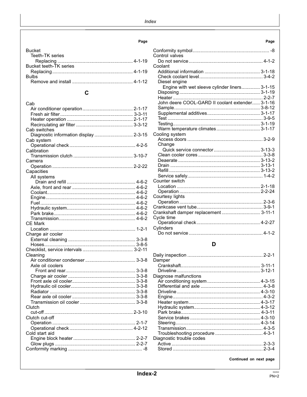 John Deere 644K Loaders Operator's Manuals (OMT344174) - Image 4
