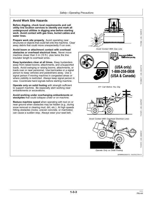 John Deere 644K Loaders Operator's Manuals (OMT344174) - Image 2