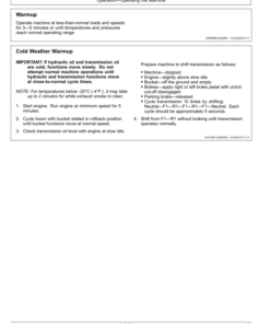 Alternative view of John Deere 524K Loaders Operator's Manuals (OMT346592X19)