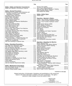 Alternative view of John Deere 644K Loaders Operator's Manuals (OMT346595X19)