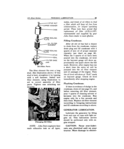 Alternative view of John Deere 420 Tricycle Tractor (100001-) Operator's Manual (OMT34756)