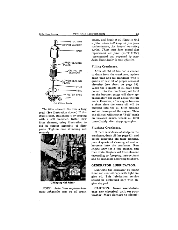 John Deere 420 Tricycle Tractor (100001-) Operator's Manual (OMT34756) - Image 2