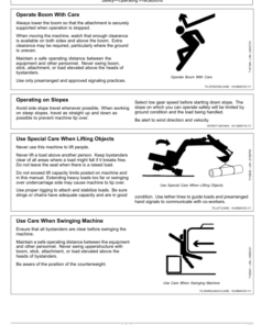 Alternative view of John Deere 3754G, 3754GLC Excavator Operator's Manuals (OMT351532X19)