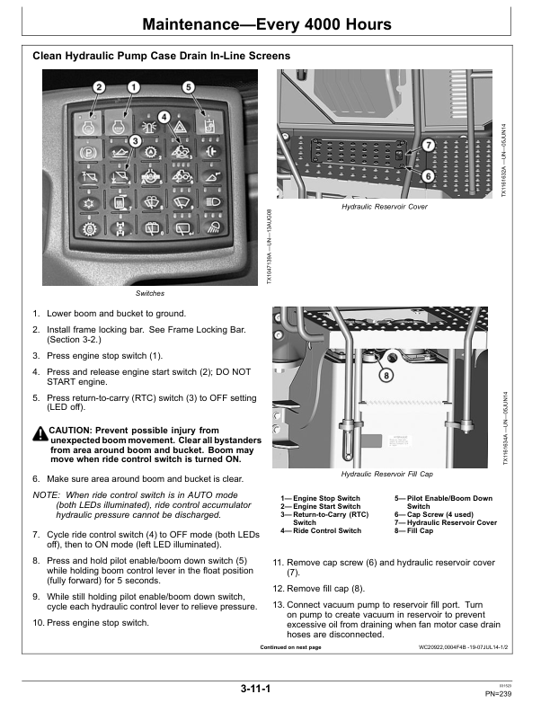 John Deere 824K SERIES II Loaders Operator's Manuals (OMT351579X19) - Image 4