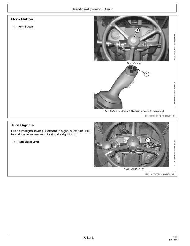 John Deere 824K SERIES II Loaders Operator's Manuals (OMT351579X19) - Image 2