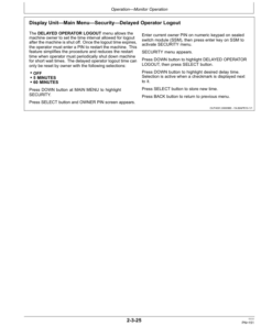 Alternative view of John Deere 844K SERIES II Loaders Operator's Manuals (OMT351580X19)