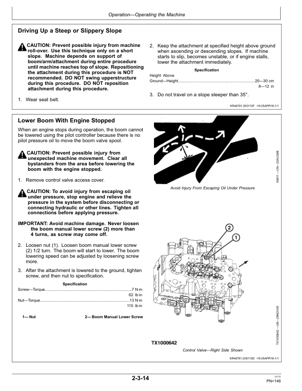 John Deere 3156G Log Loaders Operator's Manuals (OMT351629X19) - Image 2