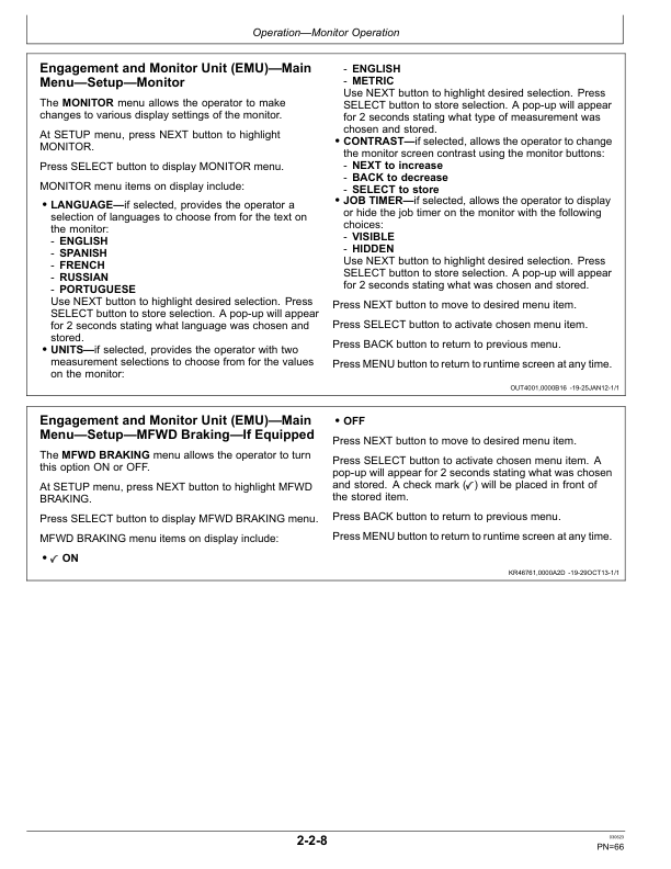 John Deere 310K Backhoe Loaders Operator's Manuals (OMT353392X19) - Image 3
