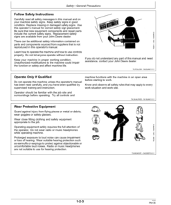 Alternative view of John Deere 310SL Backhoe Loaders Operator's Manuals (OMT357555X19)