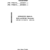 John Deere E210, E210LC Excavators Operator's Manuals (OMT358611X19)