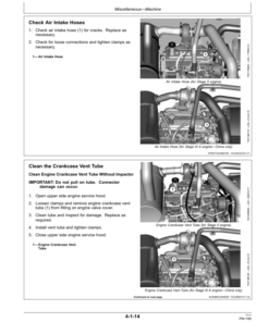 Alternative view of John Deere E210, E210LC Excavators Operator's Manuals (OMT358611X19)