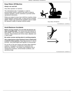 Alternative view of John Deere 17G Excavators Operator's Manuals (OMT361076X19)