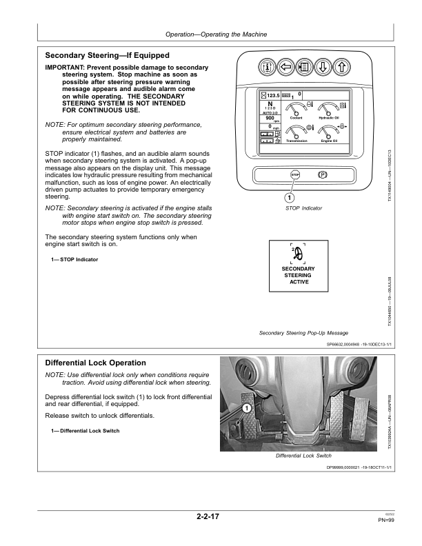 John Deere 444K Loaders Operator's Manuals (OMT361493X19) - Image 2