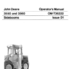 John Deere 3550, 3560 Attachments Operator's Manuals (OMT36222)