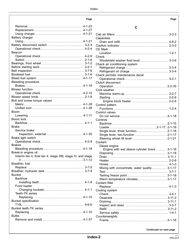 John Deere 710L Backhoe Loaders Operator's Manuals (OMT362654X19) - Image 4