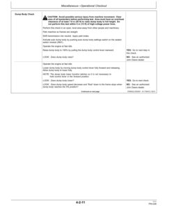 Alternative view of John Deere 260E, 310E Articulated Dump Trucks Operator's Manuals (OMT363010X19)