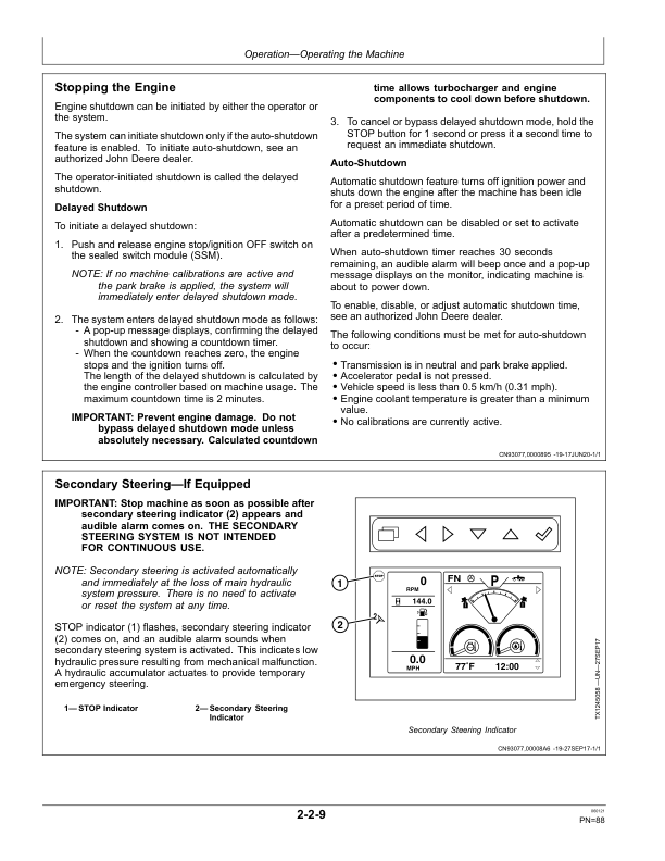 John Deere 670G, 670GP, 672G, 672GP Motor Graders Operator's Manuals (OMT363022X19) - Image 2