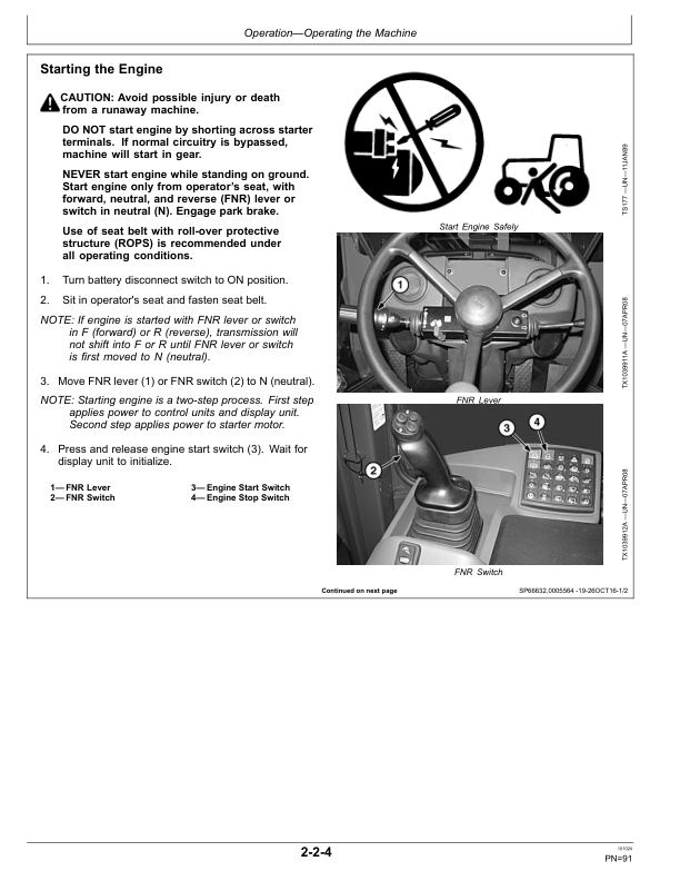 John Deere 844K SERIES III, 844K SERIES III AH Loaders Operator's Manuals (OMT364547X19) - Image 3