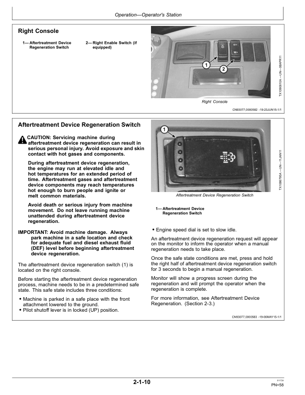 John Deere 870GLC Excavators Operator's Manuals (OMT364687X19) - Image 3