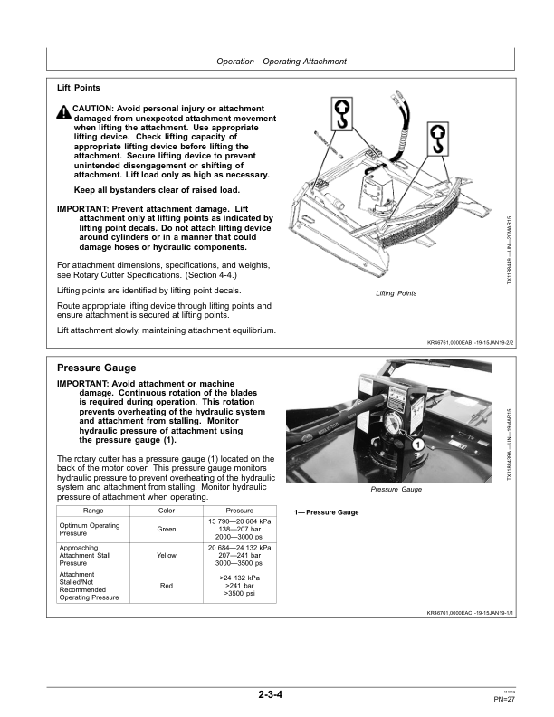 John Deere RS72, RX72, RX84 Worksite Pro Attachments Operator's Manuals (OMT365562X19) - Image 2