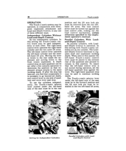 Alternative view of John Deere Tractor 420 Special (100001-) Operator's Manual (OMT36756)