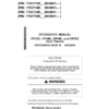 John Deere CP12D, CP18D, CP24D, CP30D Worksite Pro Attachments Operator's Manuals (OMT372805X19)
