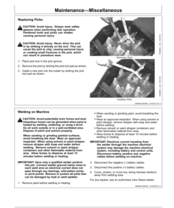 Alternative view of John Deere CP12D, CP18D, CP24D, CP30D Worksite Pro Attachments Operator's Manuals (OMT372805X19)