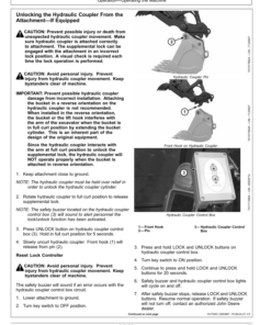 Alternative view of John Deere 470GLC Excavators Operator's Manuals (OMT377205X19)