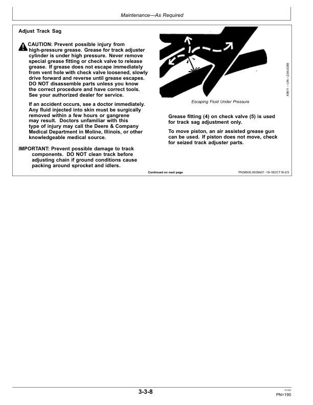 John Deere 450K, 550K, 650K Crawler Dozers Operator's Manuals (OMT378072X19) - Image 3