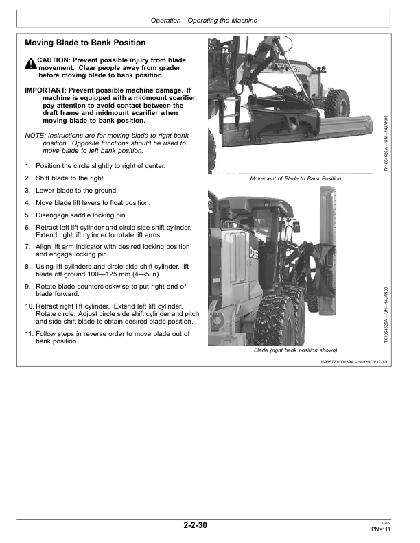 John Deere 772G Motor Graders Operator's Manuals (OMT380597X19) - Image 2