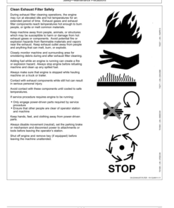 Alternative view of John Deere 245GLC Excavators Operator's Manuals (OMT382335X19)