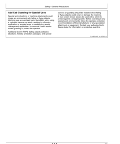 Alternative view of John Deere RR72, RR78, RR84 Root Rake Operator's Manuals (OMT386316X19)