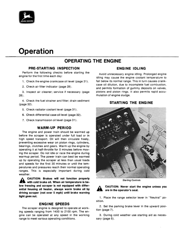 John Deere 860 Scrapers Operator's Manuals (OMT38743) - Image 2