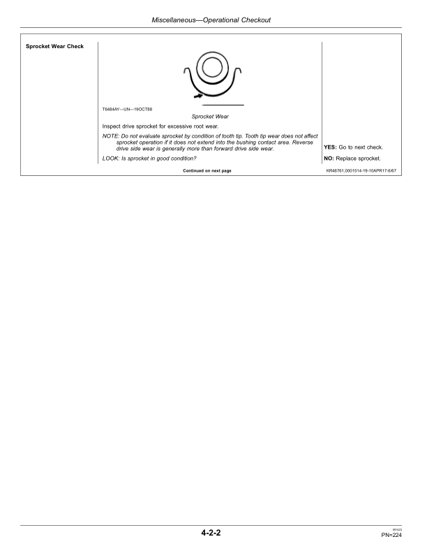 John Deere 1050K Crawler Dozers Operator's Manuals (OMT389886X19) - Image 3
