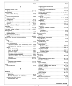 Alternative view of John Deere 310L Backhoe Loaders Operator's Manuals (OMT390394X19)