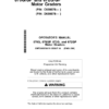 John Deere 670G, 672G, 670GP, 672GP Motor Graders Operator's Manuals (OMT390956X19)