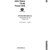 John Deere TA-92 Power Unit Operator's Manual (OMT391256)