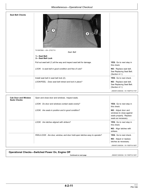 John Deere 750J-II Crawler Dozers Operator's Manuals (OMT392850X19) - Image 3