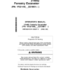 John Deere 2144G Forestry Excavator Operator's Manuals (OMT394112X19)